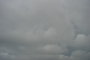 Only clouds.
