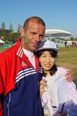 Yasuyo Araki. She arranged our bus trip back home.